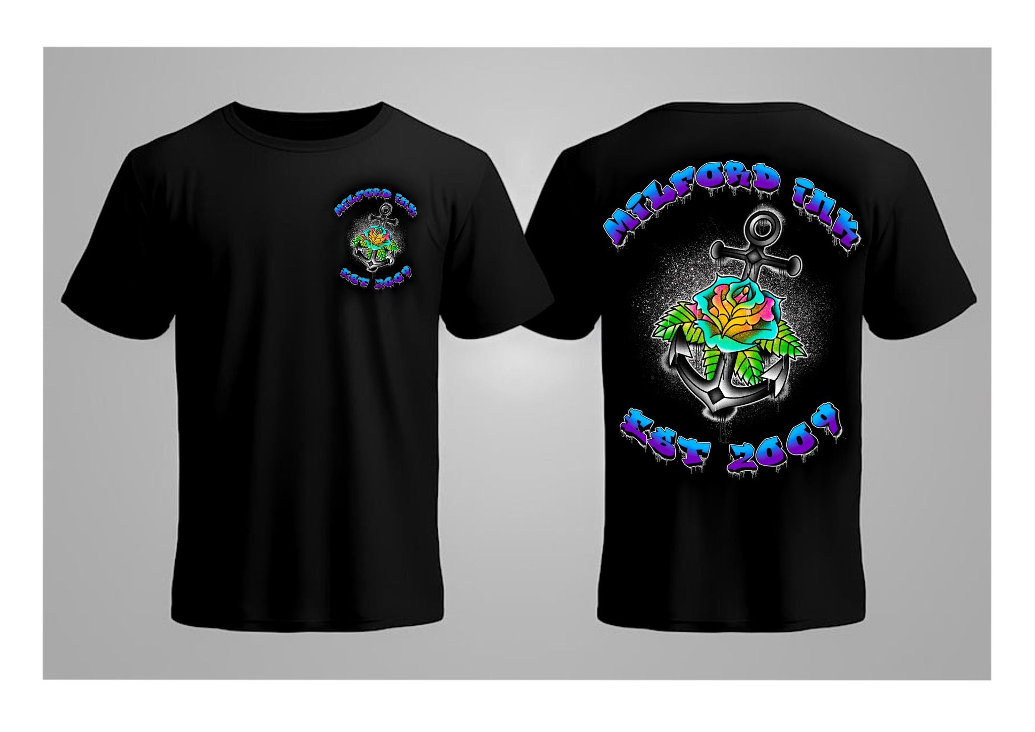 milford ink tattoo t-shirt