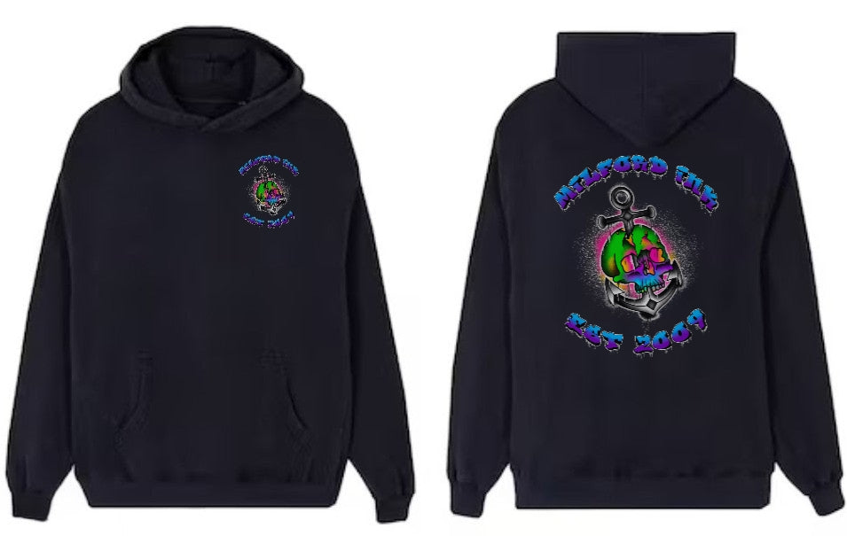Milford Ink Skull Logo Hoodie