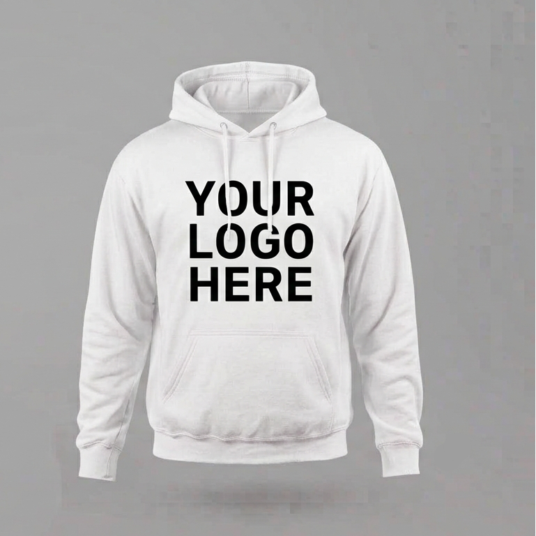 Custom Hoodie With Large Front Logo