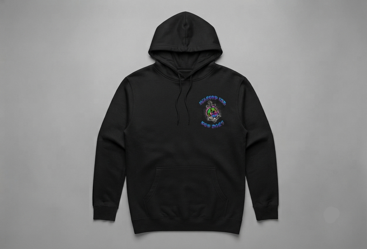 Milford Ink Skull Logo Hoodie