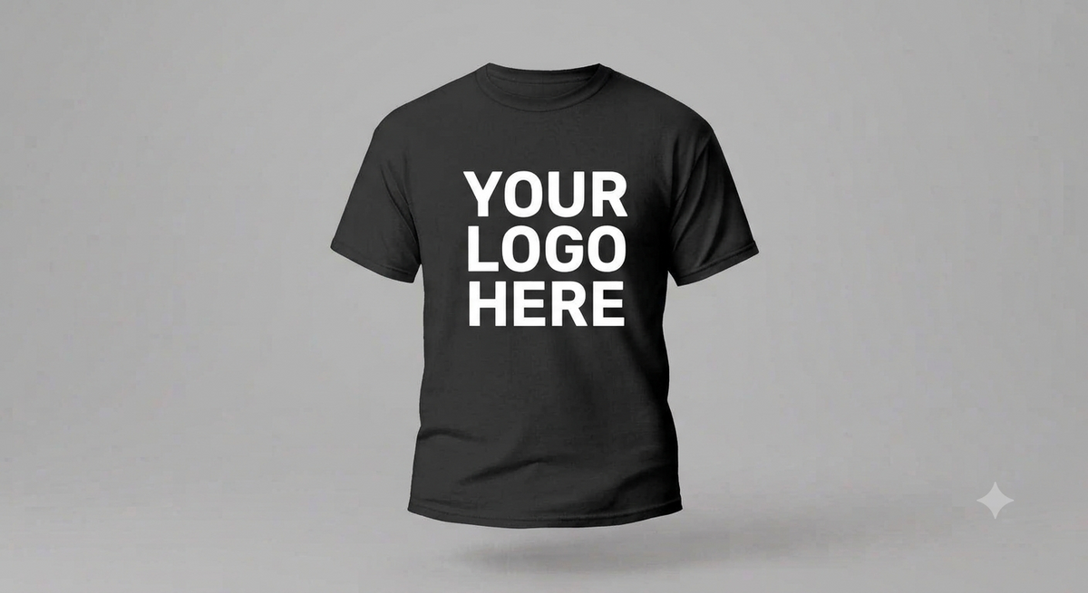 Custom T-Shirt Large Front Logo