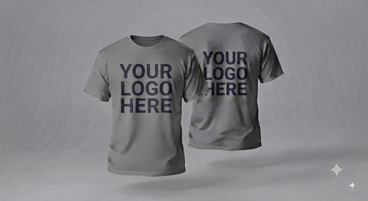 Custom T-Shirt With Large Back, Large Front Logo