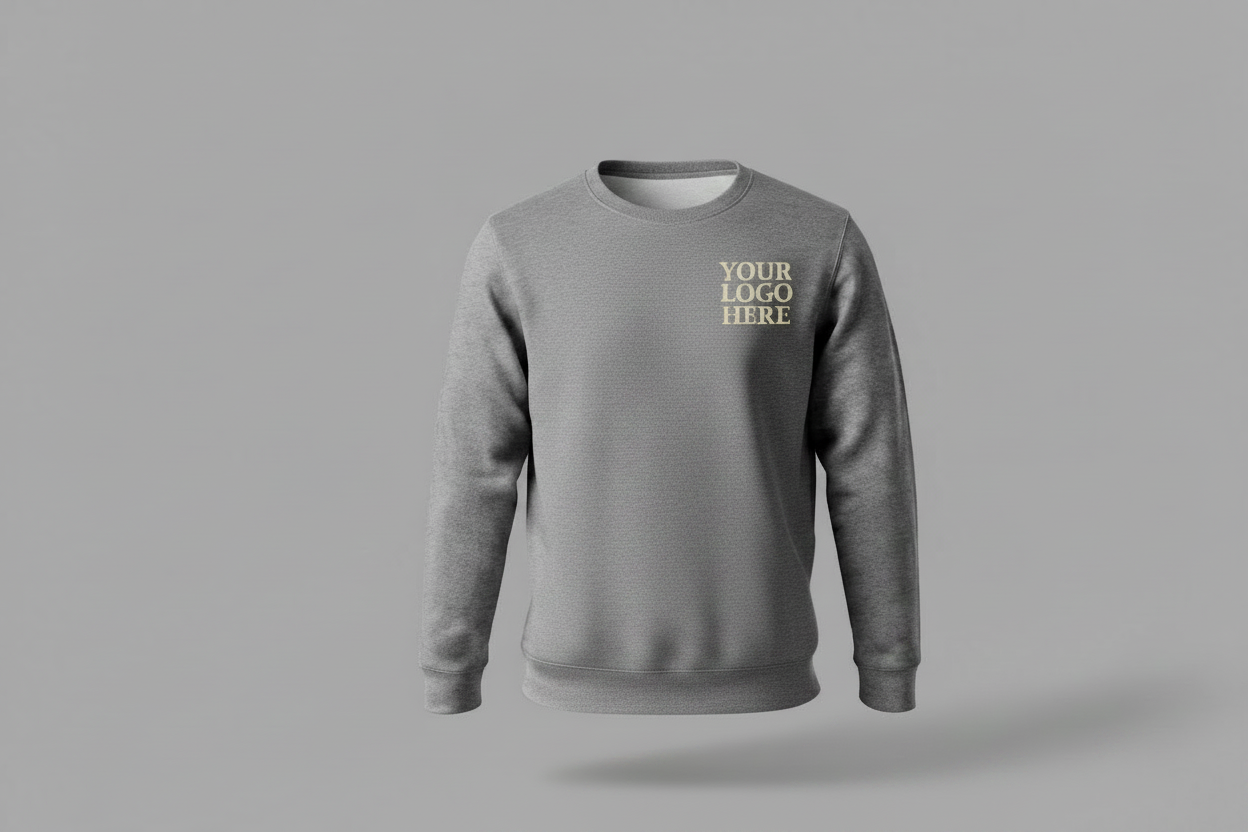 Custom Sweatshirt Front Small Logo