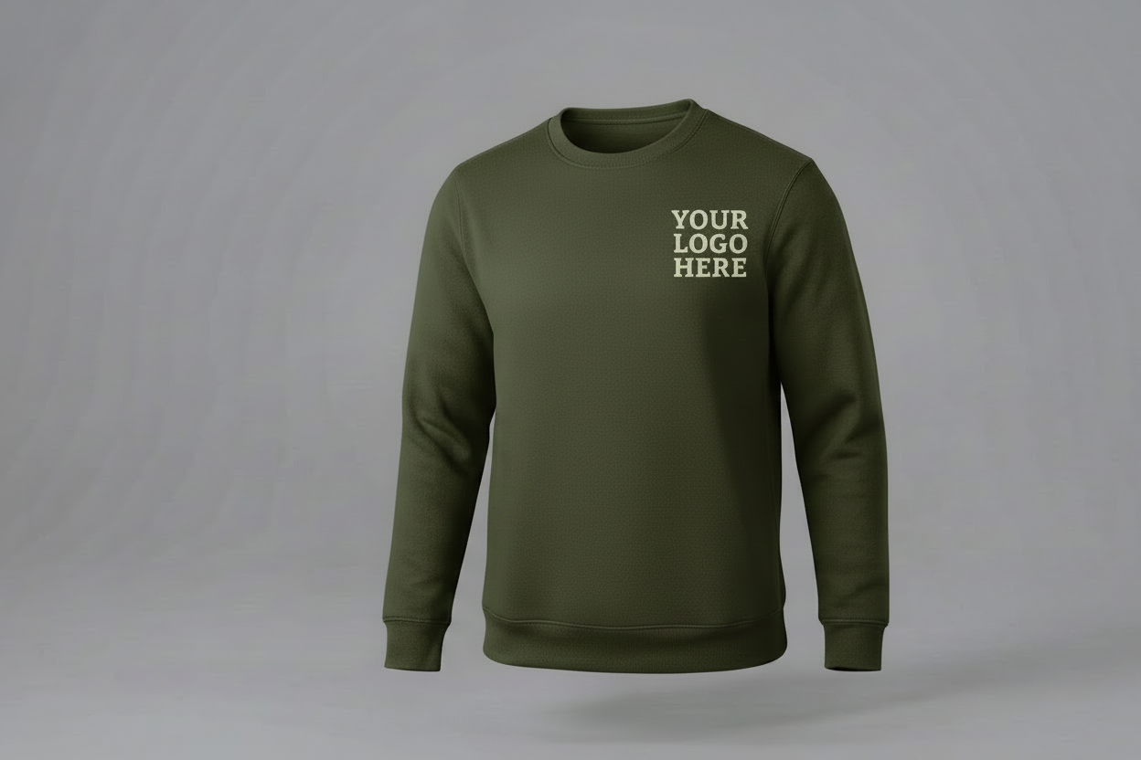Custom Sweatshirt Front Small Logo