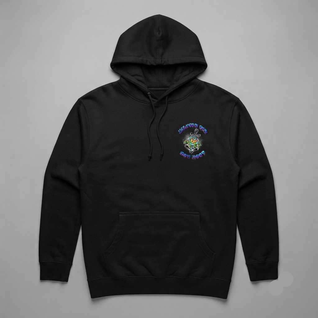 Milford Ink Rose Logo Hoodie