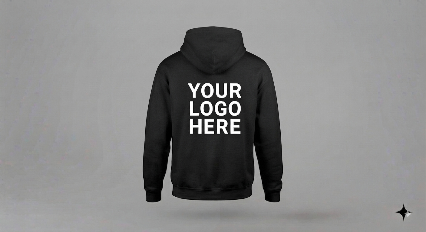 Custom Hoodie With Large Back Logo