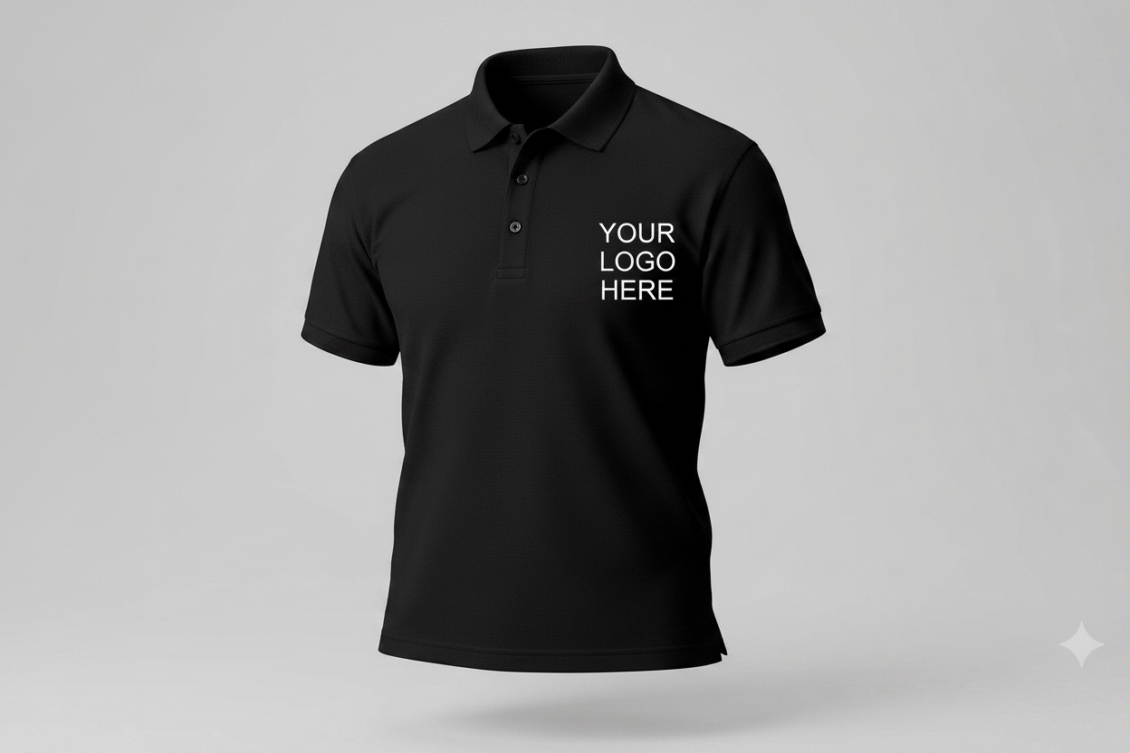 Custom Polo Shirt Front Small Logo
