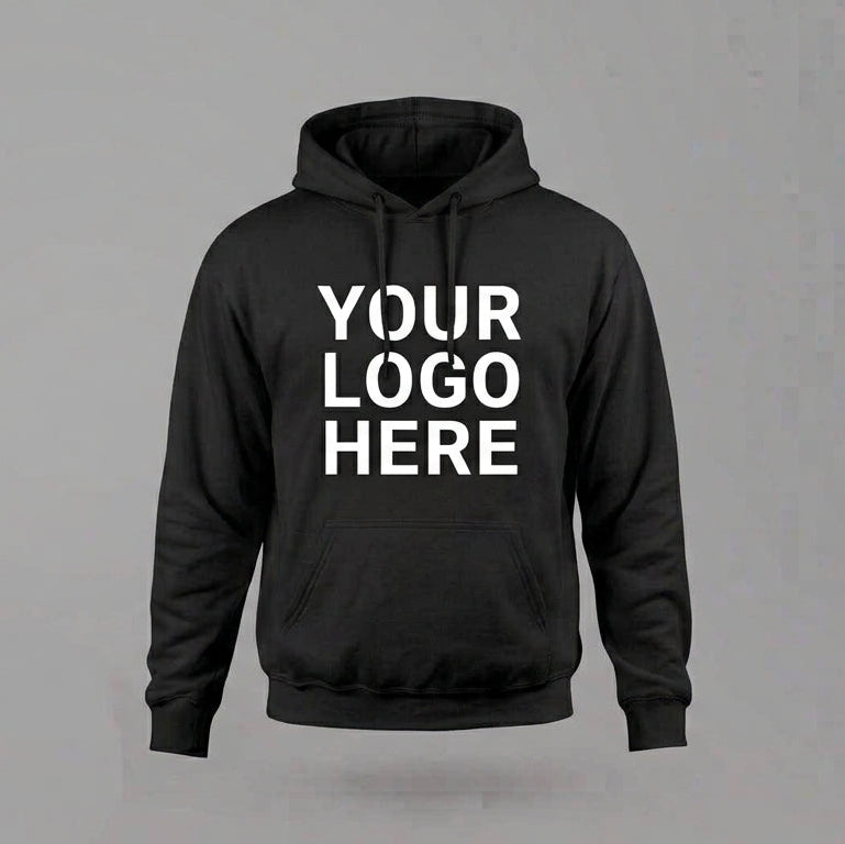 Custom Hoodie With Large Front Logo