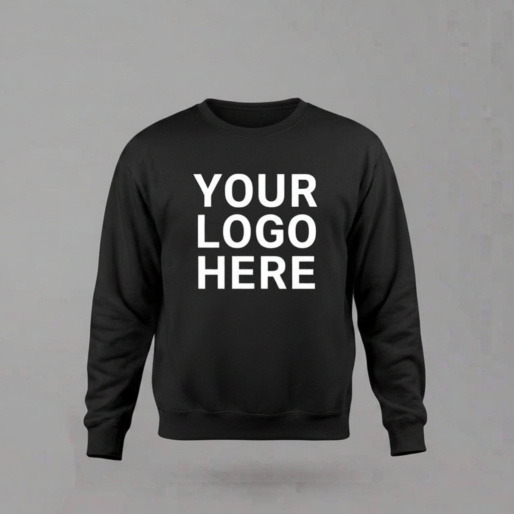 Custom Sweatshirt With Large Front Logo