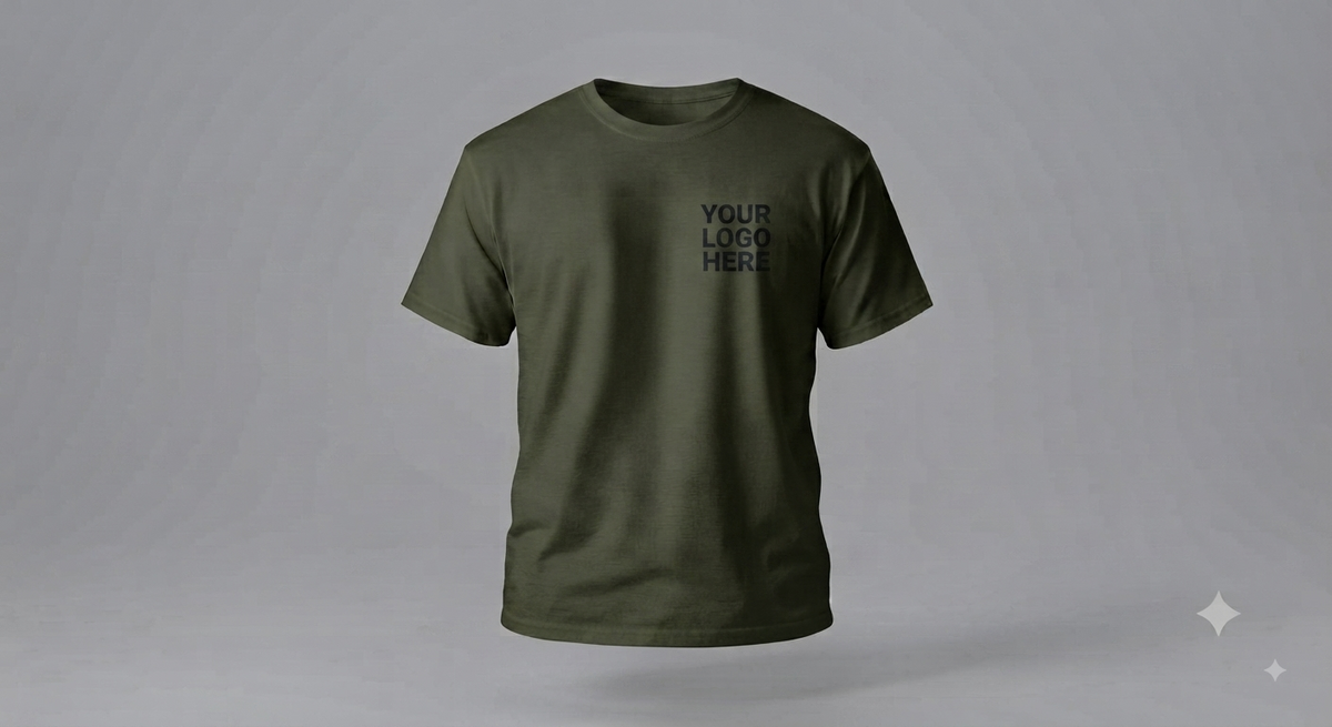 Custom T-Shirt Front Small Logo