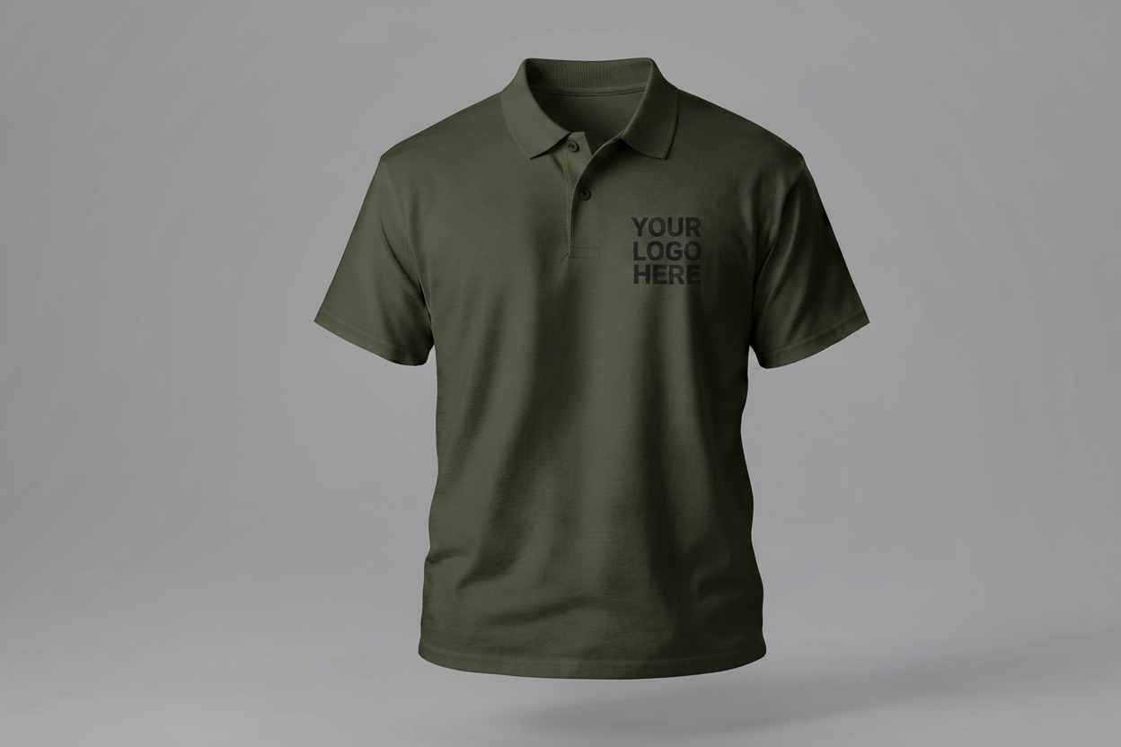Custom Polo Shirt Front Small Logo