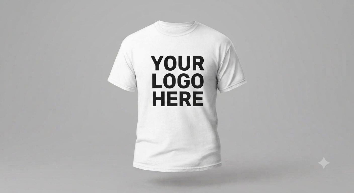 Short Sleeve T-Shirt Custom Large Front Logo