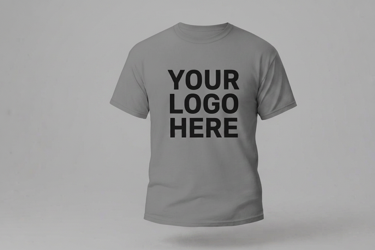 Custom T-Shirt Large Front Logo