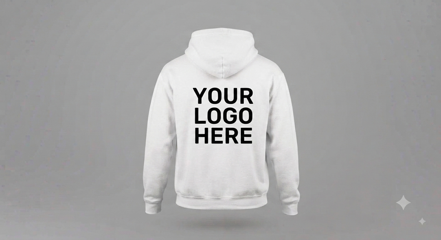 Custom Hoodie With Large Back Logo