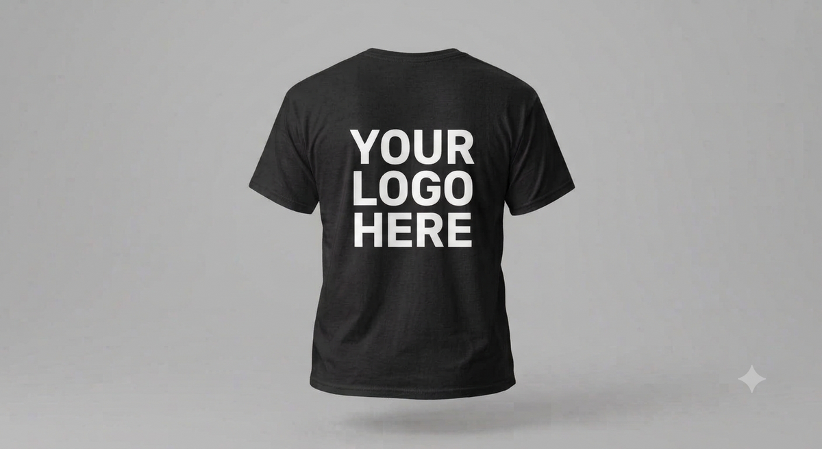 Custom T-Shirt With Large Back Logo