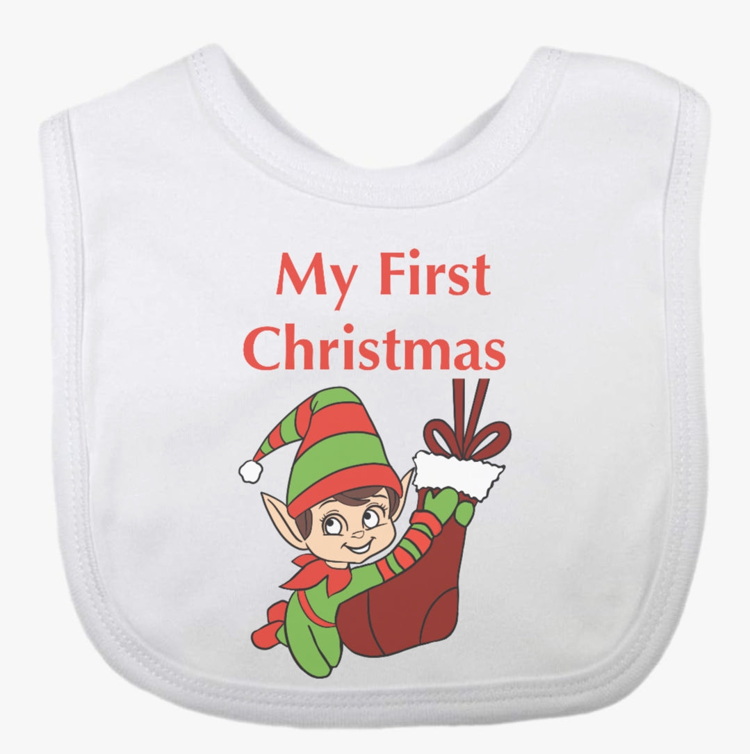 Christmas baby Bib