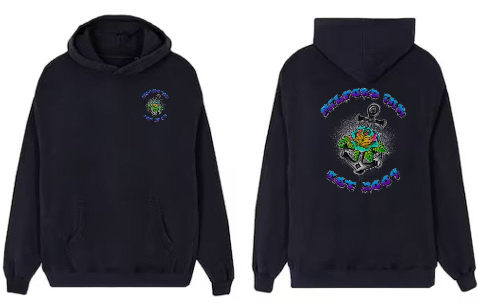 Milford Ink Rose Logo Hoodie